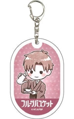 Souma Kureno Fruits Basket Retro Art Illustration Acrylic Key Chain 018 Key Chain [USED]