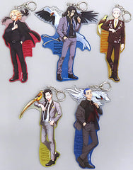 Keisuke Baji, etc. Tokyo Revengers Bromide with Winning Prize Ackey Grande Graceful Leap B Star Prize All 5 Types Set Key Chain [USED]