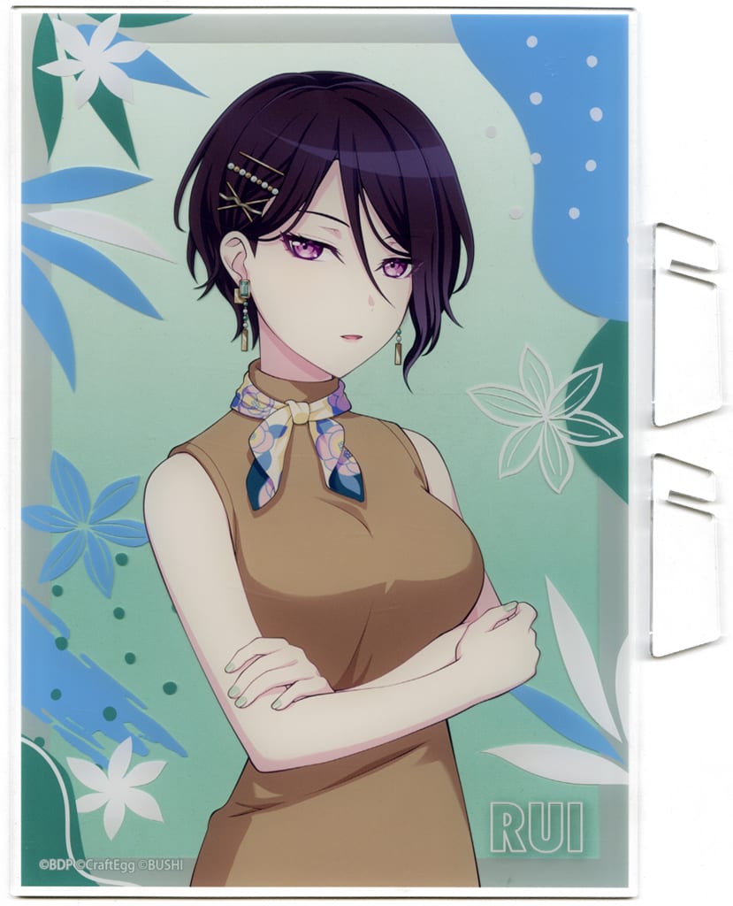 Rui Yashio BanG Dream! Girls Band Party! Illustration Acrylic Board 2023 Summer Version Acrylic Stand [USED]