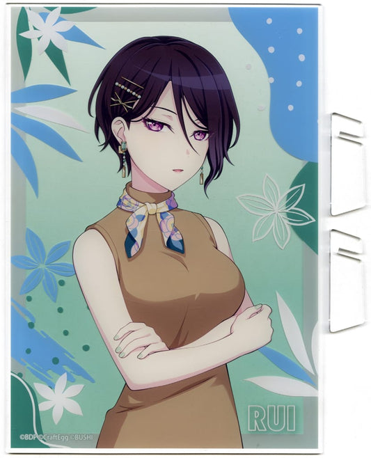 Rui Yashio BanG Dream! Girls Band Party! Illustration Acrylic Board 2023 Summer Version Acrylic Stand [USED]