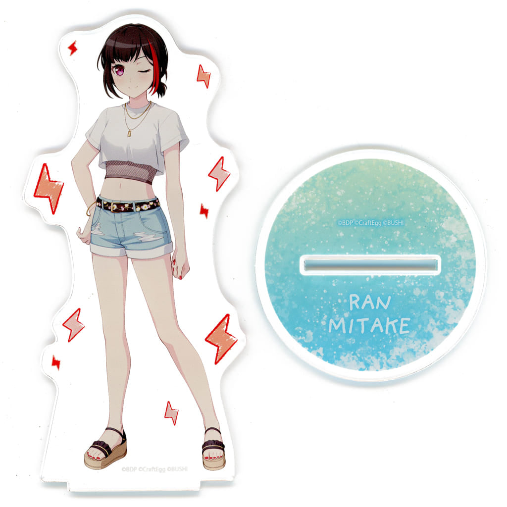 Ran Mitake BanG Dream! Girls Band Party! Acrylic Stand 2023 Summer Version Gigo Festa 2023 Summer Exclusive Acrylic Stand [USED]