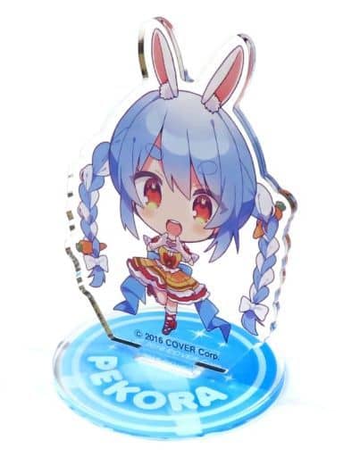 Usada Pekora VTuber Hololive X Dodecamine Original Acrylic Stand Dodekamin PET 500ml Lottery Prize Acrylic Stands [USED]