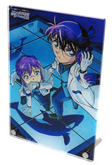 Conan Edogawa Detective Conan Key Visual Acrylic Panel Real Escape Game Escape from the Black Iron Undersea Lab Exclusive Acrylic Stand [USED]