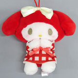 My Melody B Red My Melody Kuromi My Room Mascot Key Chain [USED]