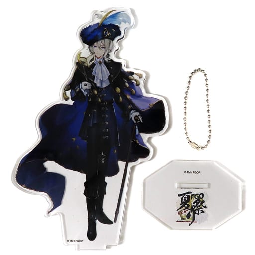 Saber/Lanling King Fate/Grand Order By Servant Newly Drawn Illustration Acrylic Mascot C Fes. 2023 Summer Festival 8th Anniversary Limited Key Chain [USED]