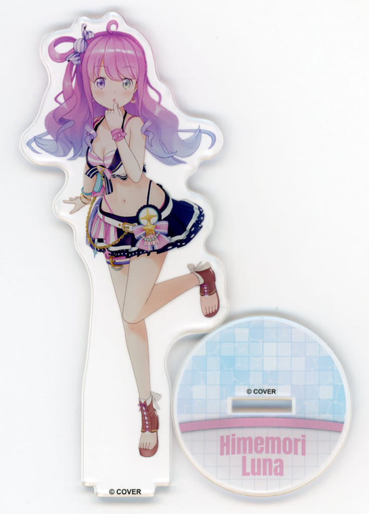 Himemori Luna VTuber Hololive 3D Acrylic Stand Summer Splash Party Ver. Hololive Summer 2023 Exclusive Acrylic Stands [USED]