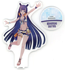 Ina'nis Ninomae VTuber Hololive 3D Acrylic Stand Summer Splash Party Ver. Hololive Summer 2023 Exclusive Acrylic Stands [USED]