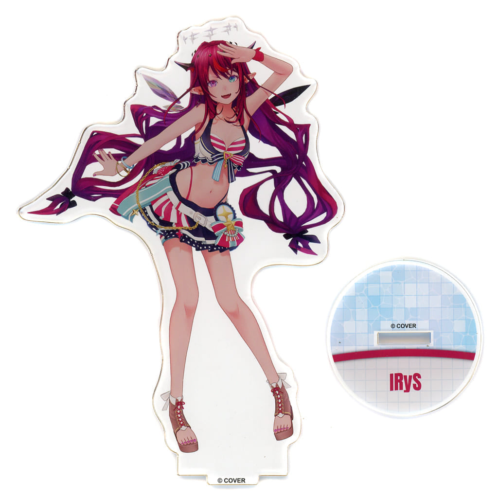 IRyS VTuber Hololive 3D Acrylic Stand Summer Splash Party Ver. Hololive Summer 2023 Exclusive Acrylic Stands [USED]