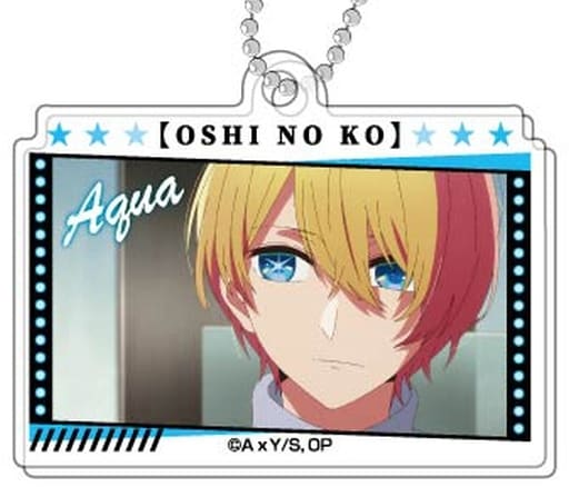 Aqua Oshi No Ko Decofla Acrylic Key Chain Key Chain [USED]