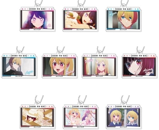 Ai, etc. Oshi No Ko Decofla Acrylic Key Chain All 10 Types Set Key Chain [USED]