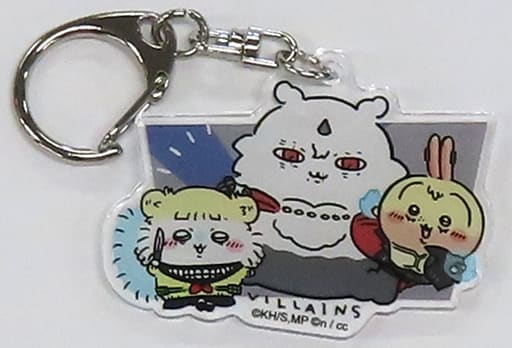 My Hero Academia X Chiikawa: Nanka Chiisakute Kawaii Yatsu Chiikawa & Others Villain Acrylic Keychain Pop Up Store Limited Keychains [USED]