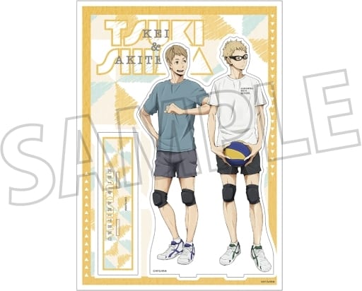 Haikyu!! To The Top Kei Tsukishima Akiteru Tsukishima Bloodline Series Acrylic Stand Acrylic Stands [USED]