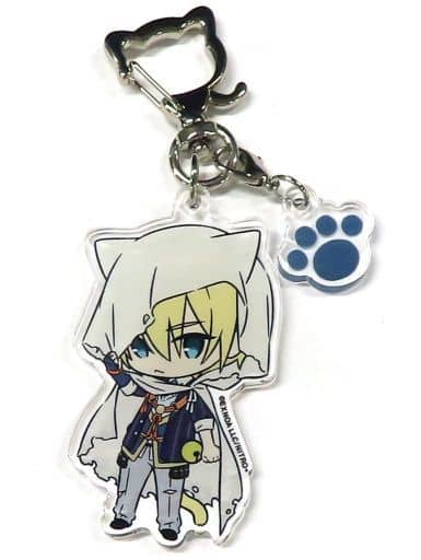Yamanbagiri Kunihiro Touken Ranbu ONLINE Touneko Danshi Keychain Key Chain [USED]