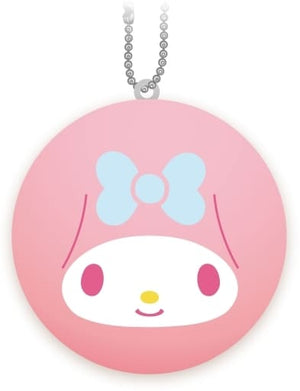 My Melody Sanrio Characters Mochimochi Daifuku Mascot Key Ring [USED]