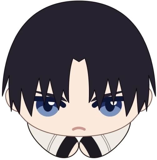 Aoshi Shinomori Rurouni Kenshin: Meiji Kenkaku Romantan Hagu Chara Collection Key Chain [USED]