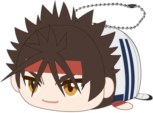 Sanosuke Sagara Rurouni Kenshin: Meiji Kenkaku Romantan Potekoro Mascot Key Chain [USED]