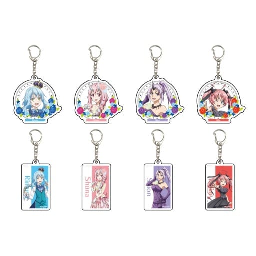 Shuna, etc. That Time I Got Reincarnated as a Slime Acrylic Key Chain 06 Newly Drawn Illustration All 8 Types Set Key Chain [USED]