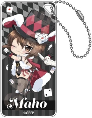 Maho Nishizumi GIRLS und PANZER das Finale Mochikko Casino Domiteria Key Chain Jr. Key Ring [USED]