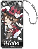 Maho Nishizumi GIRLS und PANZER das Finale Mochikko Casino Domiteria Key Chain Jr. Key Ring [USED]