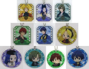 Sai Fujiwara no, etc. Hikaru no Go Kujibikido Japanese Modern Kuji Acrylic Key Chain Prize D All 10 Types Set Key Ring [USED]