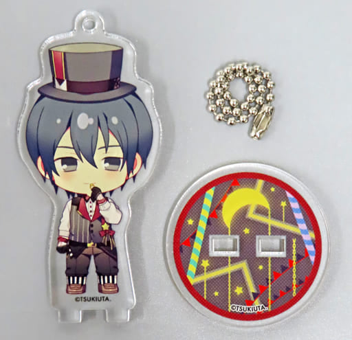 Arata Uzuki Tsukiuta 10th Anniversary Project Trading Acrylic Stand Key Chain Duet Cd Ver. animatecafe Tsukiuta. 10th Anniversary Cafe 2023 in July Limited Key Chain [USED]