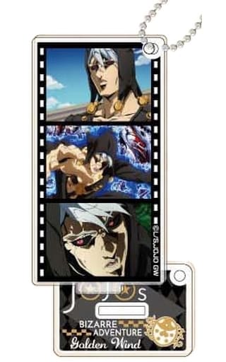 Risotto Nero JoJo's Bizarre Adventure Part 5: Golden Wind Famous Scene Acrylic Stand Keychain Key Chain [USED]