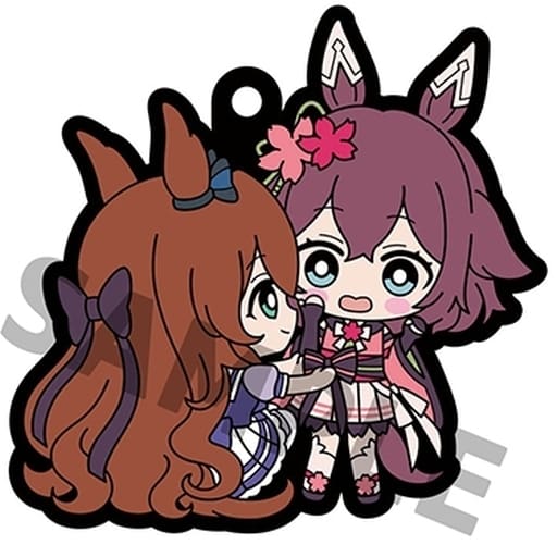 Maruzensky Sakura Chiyono O Umamusume: Pretty Derby Buddycolle Rubber Mascot Key Ring [USED]