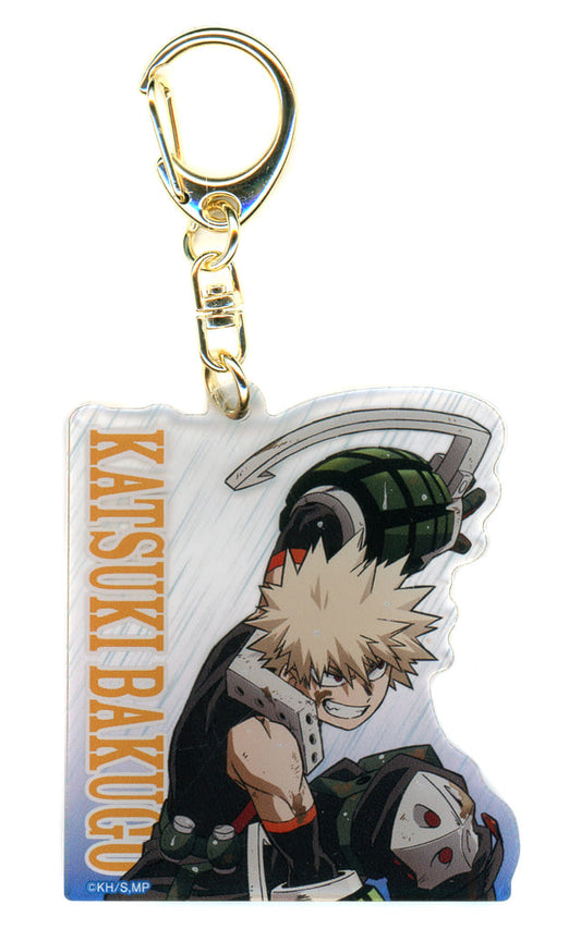 My Hero Academia Katsuki Bakugo Acrylic Keychain Character Pop Store Limited Mini Game: The Bath is 42! Warm Up After the Rain! Prize B Keychains [USED]