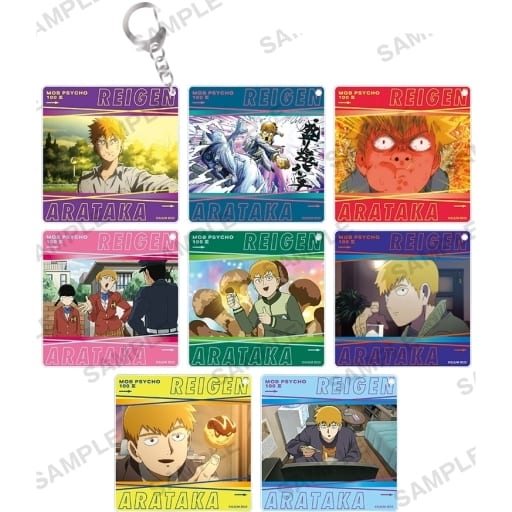 Arataka Reigen Mob Psycho 100 III Reigen ga Ippai Acrylic Keychain All 8 Types Set Key Chain [USED]