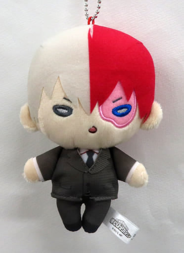 Shoto Todoroki Suit My Hero Academia Nitotan Plush Toy with Ball Chain TOHO animation STORE Limited Key Chain [USED]
