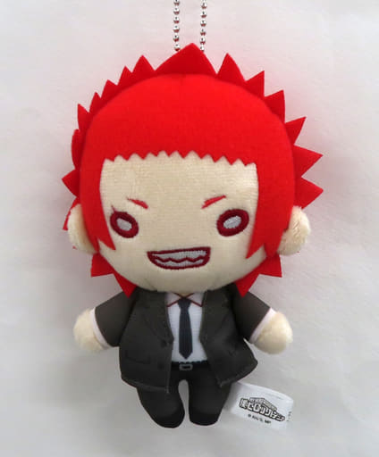 Eijirou Kirishima Suit My Hero Academia Nitotan Plush Toy with Ball Chain TOHO animation STORE Limited Key Chain [USED]