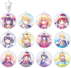 Ai Hoshino, etc. Oshi No Ko Ani-Art Aqua Label Trading Acrylic Keychain All 12 Types Set Key Chain [USED]