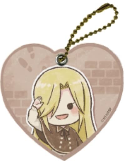 Uotani Arisa Fruits Basket Retro Art Illustration Chara Leather Charm 01 Charm [USED]