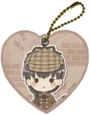 Hanajima Saki Fruits Basket Retro Art Illustration Chara Leather Charm 01 Charm [USED]