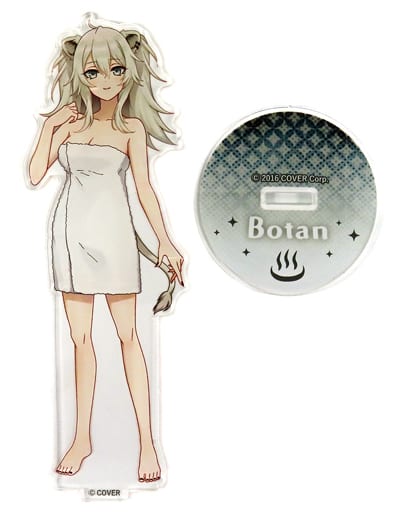 Shishiro Botan VTuber Hololive Life-Scale Acrylic Stand Post-Bath Version Gokurakuyu Raku SPA Collaboration Vol.3 Fulolife Exclusive Acrylic Stands [USED]