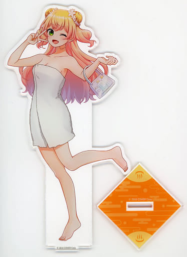 Nene Momosuzu Post-Bath Version VTuber Hololive Deka Acrylic Stand Gokurakuyu RAKU SPA Collaboration Vol.3 Fulolife Gokurakuyu Online Shop Exclusive Acrylic Stands [USED]