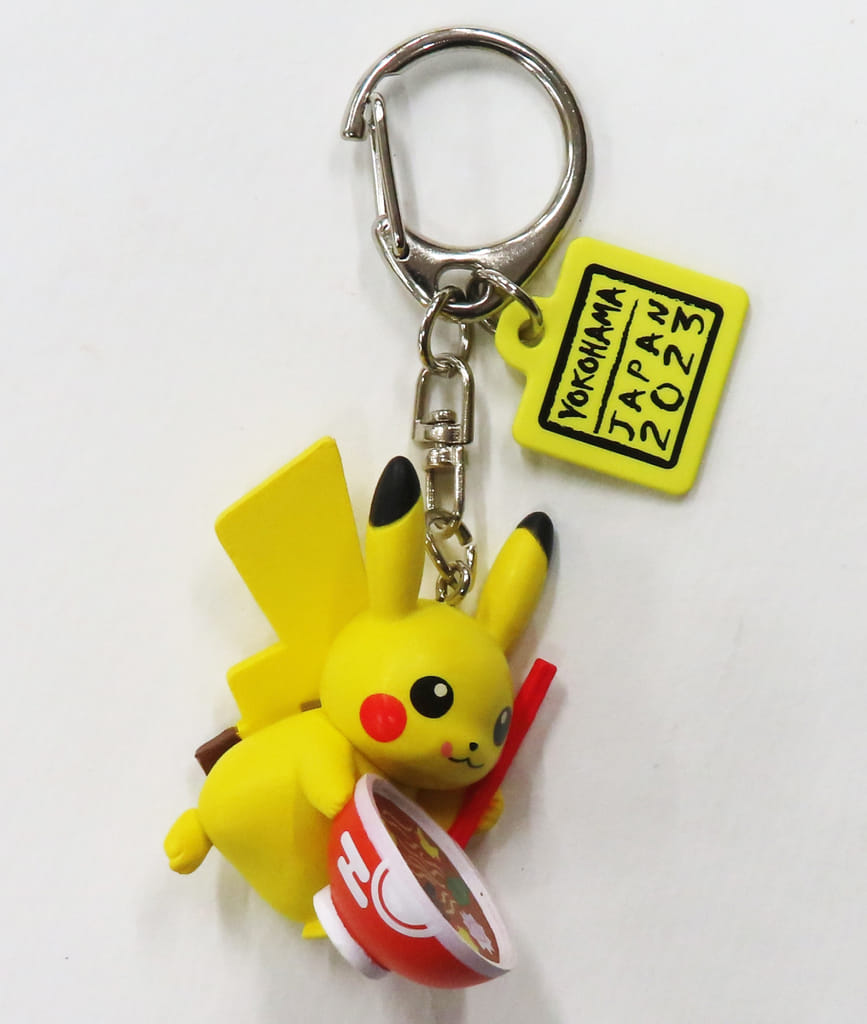 Pikachu Pokemon Figure Keychain Pokemon World Championships 2023 Limited Key Chain [USED]