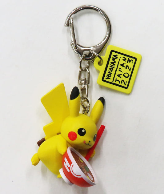 Pikachu Pokemon Figure Keychain Pokemon World Championships 2023 Limited Key Chain [USED]