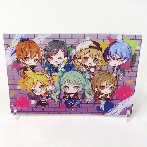 Len Kagamine, etc. Hatsune Miku: Colorful Stage! Niwako Acrylic Panel Acrylic Stands [USED]