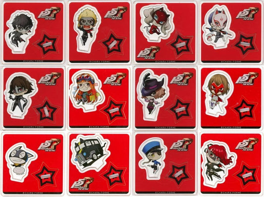 Persona 5 Royal Joker & Others Chara Form Mini Acrylic Stand Collection Vol.2 All 12 Types Set Acrylic Stands [USED]