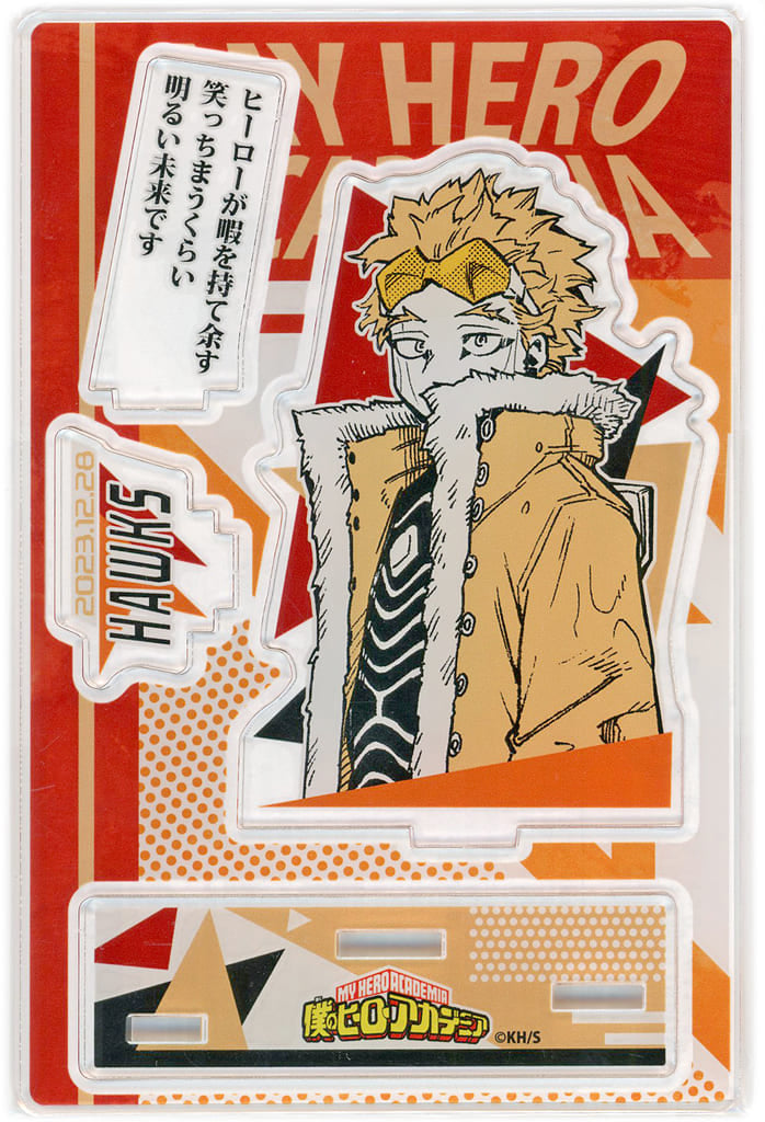My Hero Academia Hawks Birthday Iconic Scene Diorama Figure 2023 Acrylic Stands [USED]