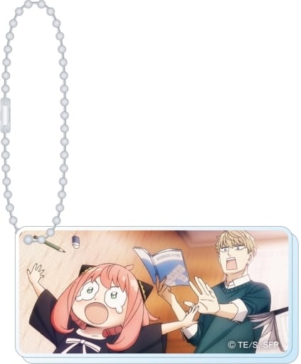 Anya Forger Loid Forger Comical Ver. SPY x FAMILY Teaser Visual Acrylic Key Chain Key Chain [USED]