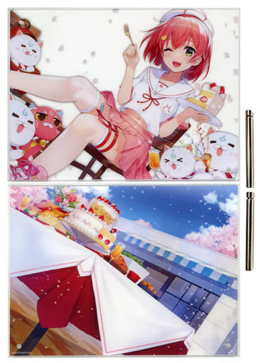 Sakura Miko VTuber Hololive Two-Layer Acrylic Panel Birthday Anniversary 2023 Acrylic Stands [USED]