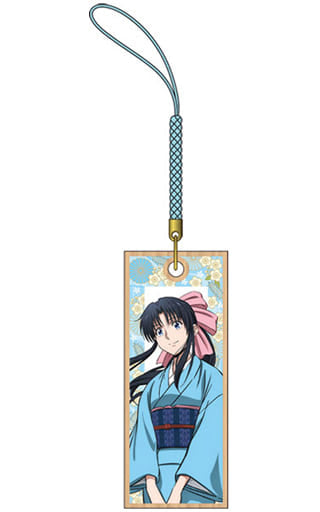 Kaoru Kamiya Rurouni Kenshin: Meiji Kenkaku Romantan Kifuda Netsuke Strap Key Chain [USED]