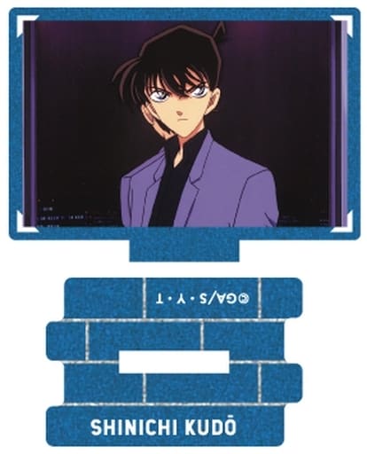 Shinichi Kudo 3 Detective Conan Metallic Mini Acrylic Stand Scene Trading Ver. Shinichi Kudo Collection Acrylic Stand [USED]