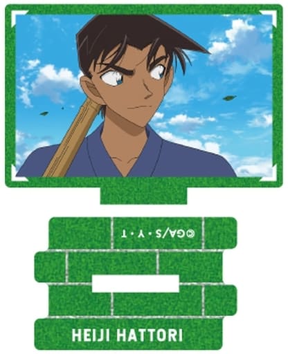 Hattori Heiji 6 Detective Conan Metallic Mini Acrylic Stand Scene Trading Ver. Heiji Hattori Collection Acrylic Stand [USED]