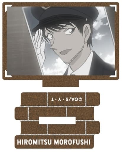 Hiromitsu Morofushi 4 Detective Conan Metallic Mini Acrylic Stand Scene Trading Ver. Police Academy Squad Collection Acrylic Stand [USED]