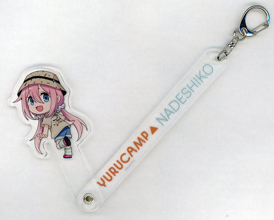 Nadeshiko Kagamihara Laid-Back Camp x Penfield Character Acrylic Photo Props Key Chain [USED]