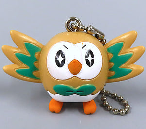 Rowlet Kirakira Pokemon Satoshi's Rowlet Love Collection Key Chain [USED]