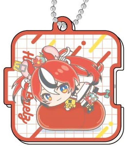 Hakos Baelz Vtuber Hololive Pitatto Acrylic Key Chain Hagumeets C BOX Key Ring [USED]